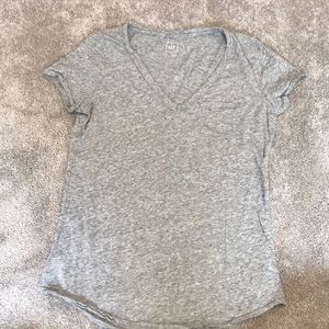 Gap Gray V-neck T-Shirt Size XS